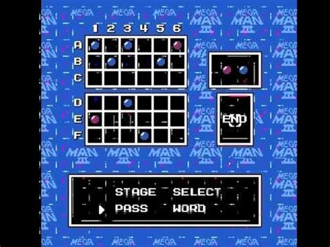 Mega Man III Password Generator .